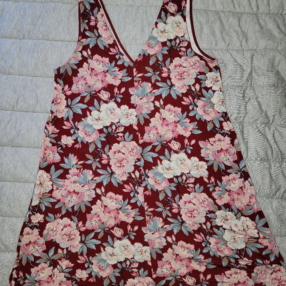 Loft Floral Print Dress